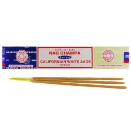 Satya Sai Baba Nag Champa & Californian White Sage Combo Masala Räucherstäbchen (MUM) LLP