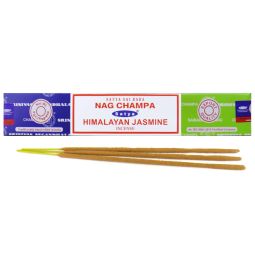 Satya Sai Baba Nag Champa & Himalayan Jasmine Combo Masala Räucherstäbchen (MUM) LLP