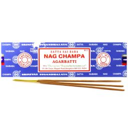 Satya Sai Baba Nag Champa Agarbatti Räucherstäbchen 100g (BNG) LLP