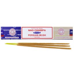 Satya Sai Baba Nag Champa & Persian Musk Combo Masala Räucherstäbchen (MUM) LLP