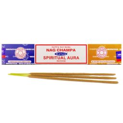 Satya Sai Baba Nag Champa & Spiritual Aura Combo Masala Räucherstäbchen (MUM) LLP