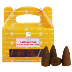 Satya Sandalwood Backflow Cones/Rückflussräucherkegel (BNG) LLP