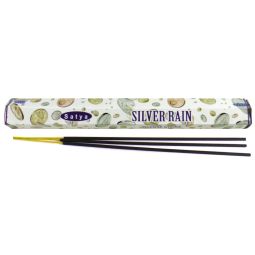 Satya (MUM) LLP Silver Rain Räucherstäbchen Hexapack