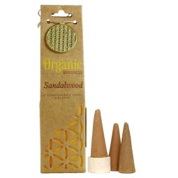 Song Of India Organic Goodness XL Räucherkegel Sandalwood