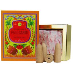 Sree Vani Golden India Backflow Cones/Rückflussräucherkegel Palo Santo