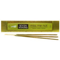 Premier Houz Seven Wonders Miss Me Not Masala Räucherstäbchen