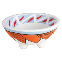 Native Soul Tribal Smudge Bowl aus Keramik weiß