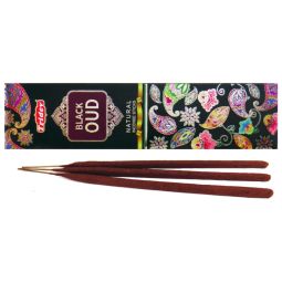 Tridev Black Oud Natural Jumbo Masala Räucherstäbchen