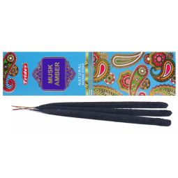 Tridev Musk Amber Natural Jumbo Masala Räucherstäbchen