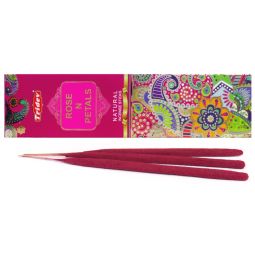 Tridev Rose N Petals Natural Jumbo Masala Räucherstäbchen