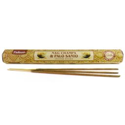 Tulasi Nag Champa Palo Santo Masala Räucherstäbchen Hexa