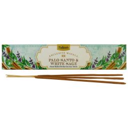 Tulasi Exclusiv Masala Räucherstäbchen Palo Santo & White Sage