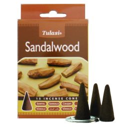 Tulasi Sandalwood Räucherkegel Klassik