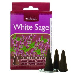 Tulasi White Sage Räucherkegel
