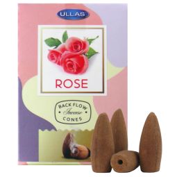 Ullas Rückflussräucherkegel Rose