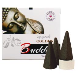 Vijayshree Golden Buddha Räucherkegel