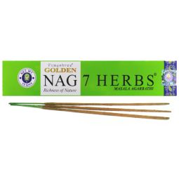 Vijayshree Golden Nag 7 Herbs Masala Räucherstäbchen