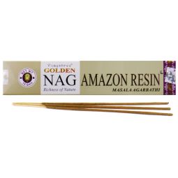 Vijayshree Golden Nag Amazon Resin Masala Räucherstäbchen