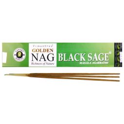 Vijayshree Golden Nag Black Sage Masala Räucherstäbchen