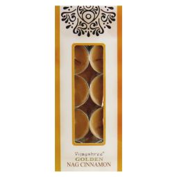 Vijayshree Golden Nag Cinnamon/Zimt Duftteelichte 10x10g