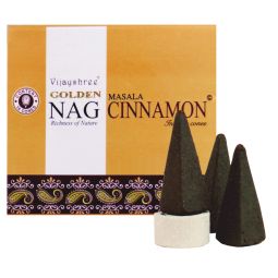 Vijayshree Golden Nag Cinnamon/Zimt Räucherkegel