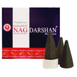 Vijayshree Golden Nag Darshan Räucherkegel