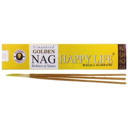 Vijayshree Golden Nag Happy Life Masala Räucherstäbchen