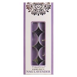 Vijayshree Golden Nag Lavender Duftteelichte 10x10g