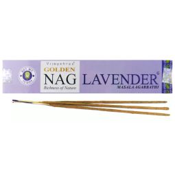 Vijayshree Golden Nag Lavender Masala Räucherstäbchen