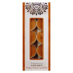 Vijayshree Golden Nag Palo Santo Duftteelichte 10x10g
