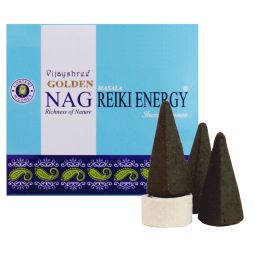 Vijayshree Golden Nag Reiki Energy Räucherkegel