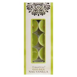 Vijayshree Golden Nag Vanilla Duftteelichte 10x10g