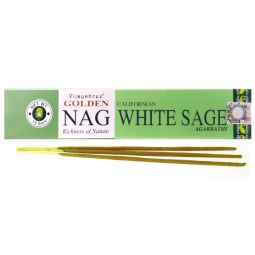 Vijayshree Golden Nag Californian White Sage Masala Räucherstäbchen