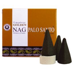 Vijayshree Golden Nag Palo Santo Räucherkegel