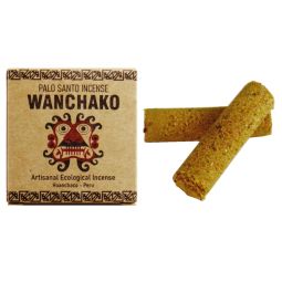 Wanchako Palo Santo Räucherröllchen Gepresst 4er