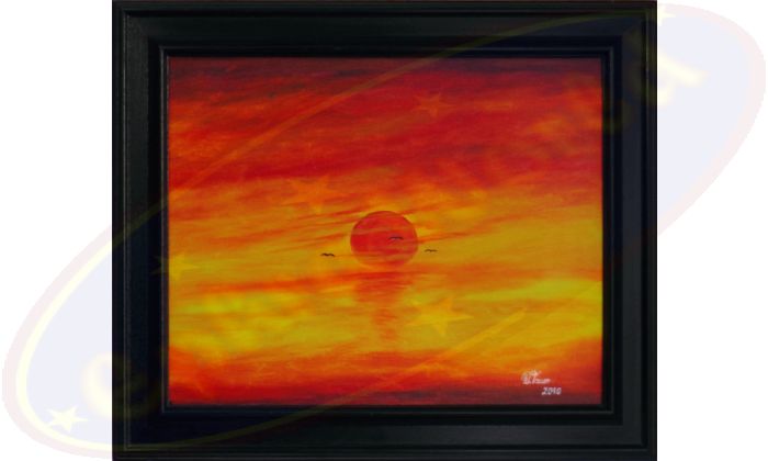 Acrylgemälde Aurora von Wanda Tauer