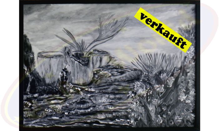 Acrylgemälde Entzug von Wanda Tauer