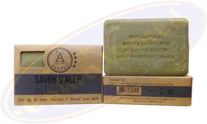 Aleppo Seife Totes Meer Salz 100g