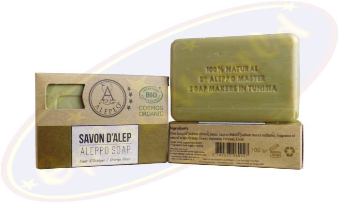 Aleppo Seife Orangenblüten 100g