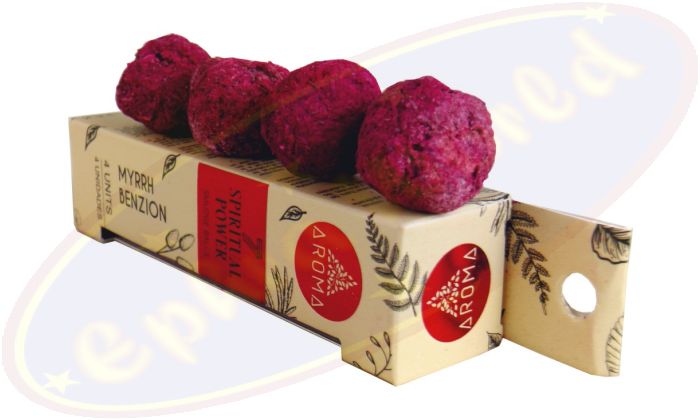 Aroma Smudge Balls 7 Spiritual Power Myrrh Benzoin 4er