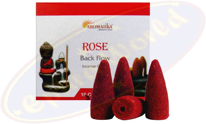 Aromatika Backflow Cones/Rückfluss-Räucherkegel Rose