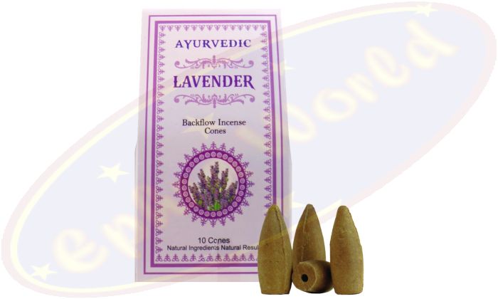 Ayurvedic Lavender Masala Rückfluss-Räucherkegel