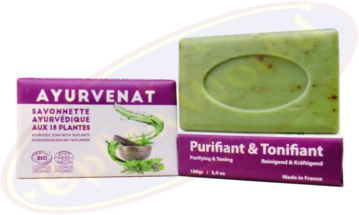 Ayurvenat ayurvedische 18 Kräuter Seife Bio