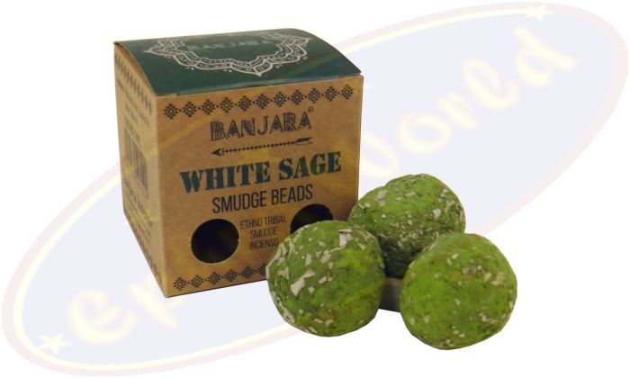 Banjara Smudge Beads Räucherkugeln White Sage
