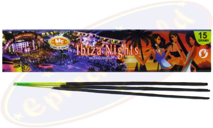 bic Brand 15g Ibiza Nights Räucherstäbchen