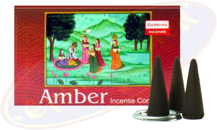 Darshan Amber (Bernstein) Räucherkegel
