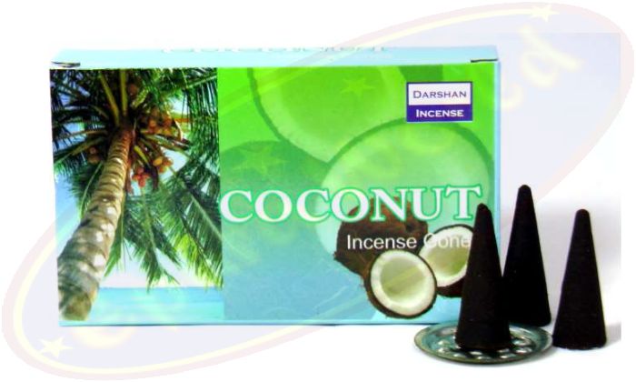 Darshan Coconut Räucherkegel
