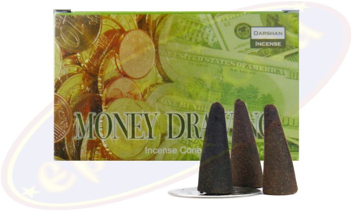 Darshan Money Drawing Räucherkegel