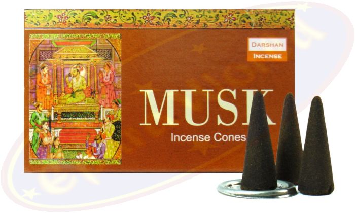 Darshan Musk (Moschus) Räucherkegel