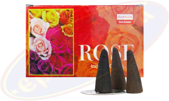 Darshan Rose Räucherkegel